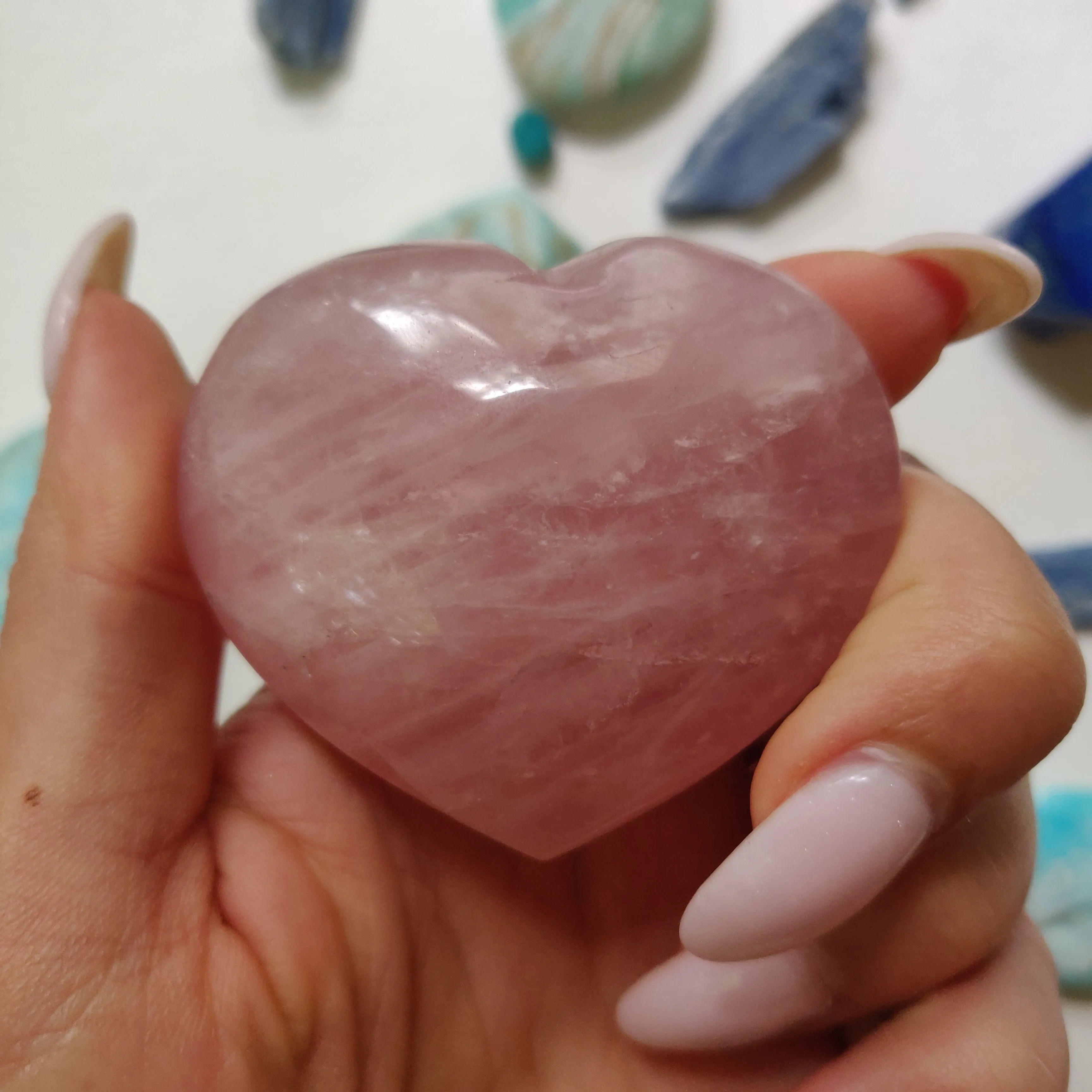 Rose Quartz Heart (#4)