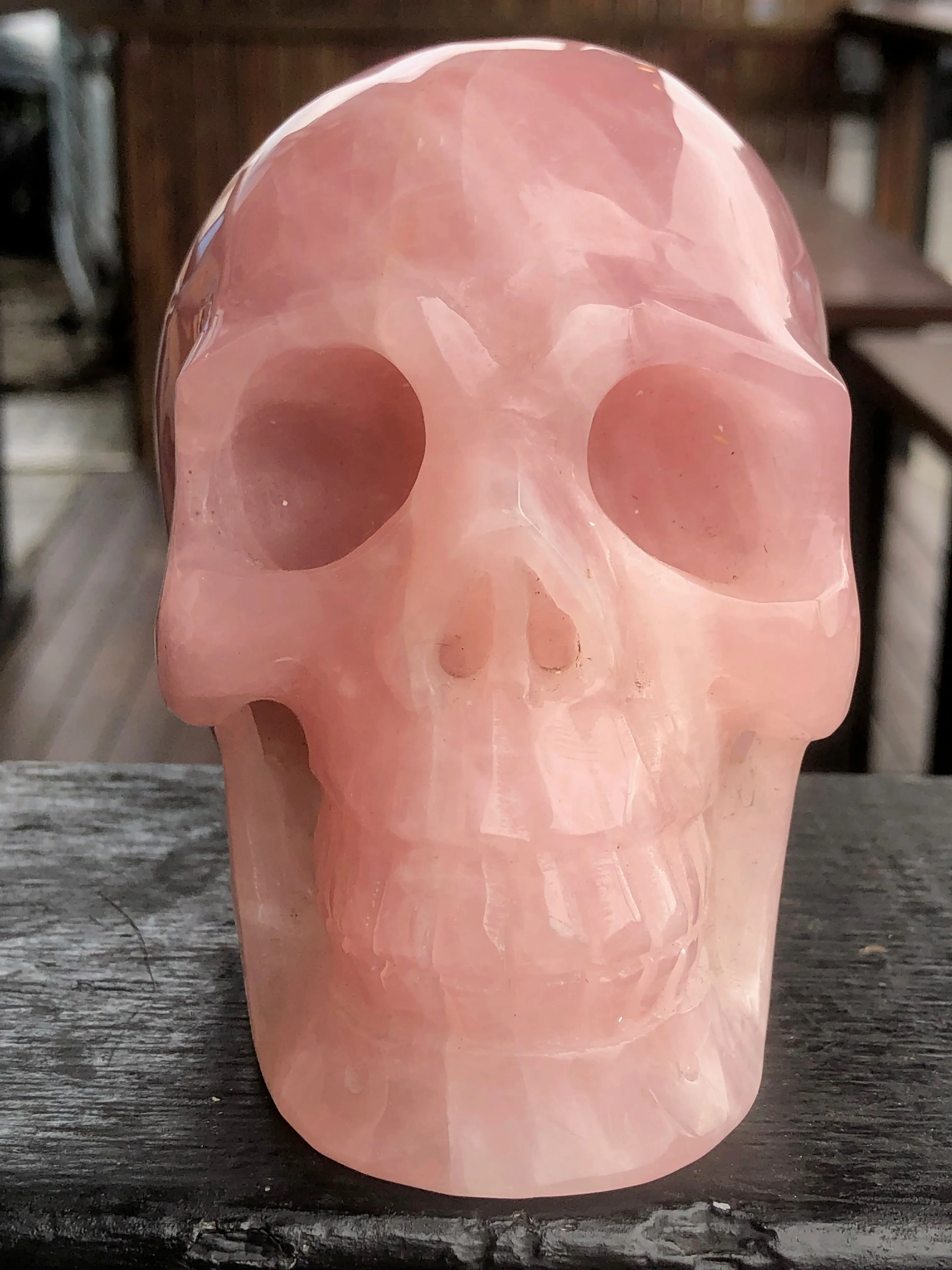 Rose Quartz Skull [1k1303]