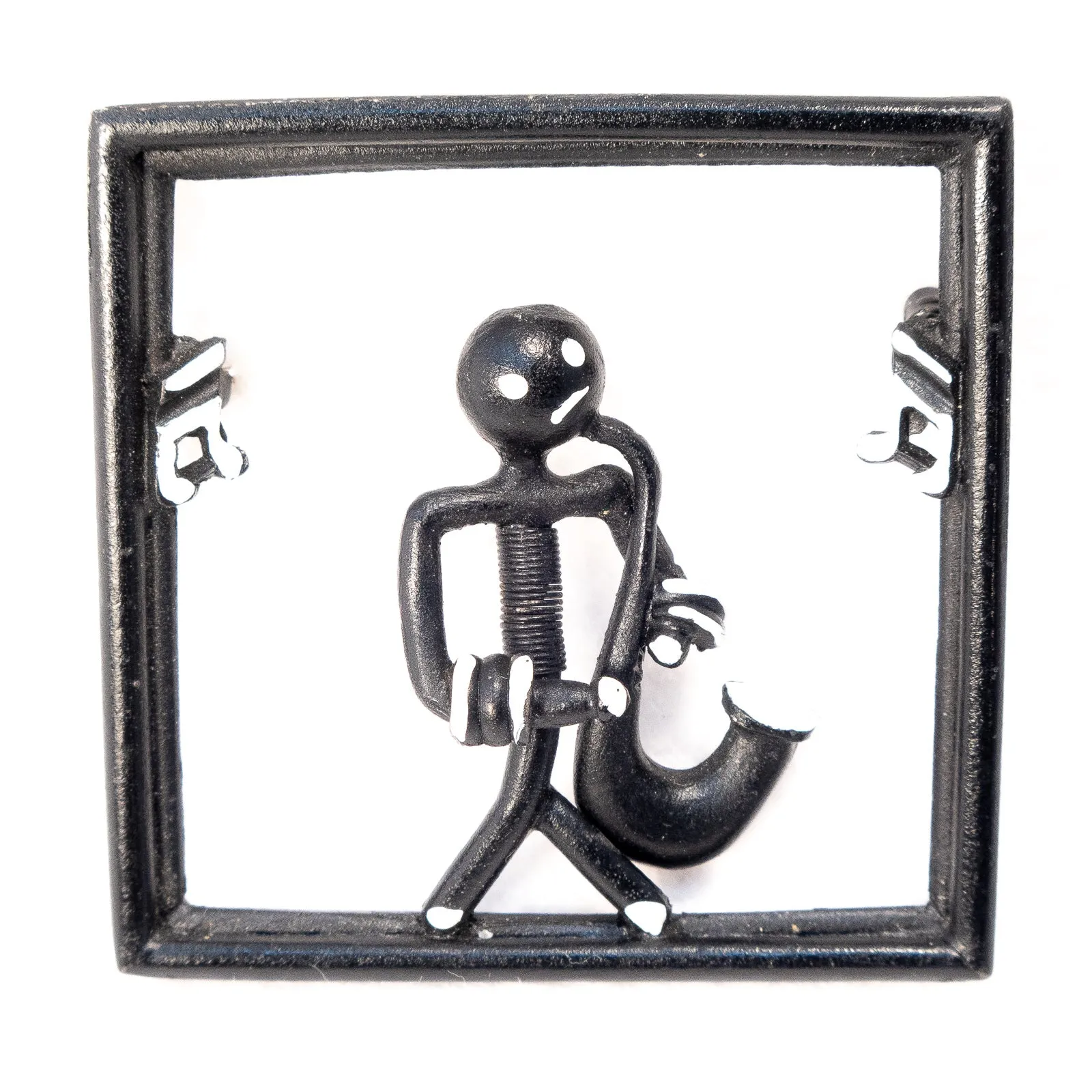Saxophone Player Trembler Brooch