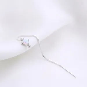 Silver Cubic Opal Earthread