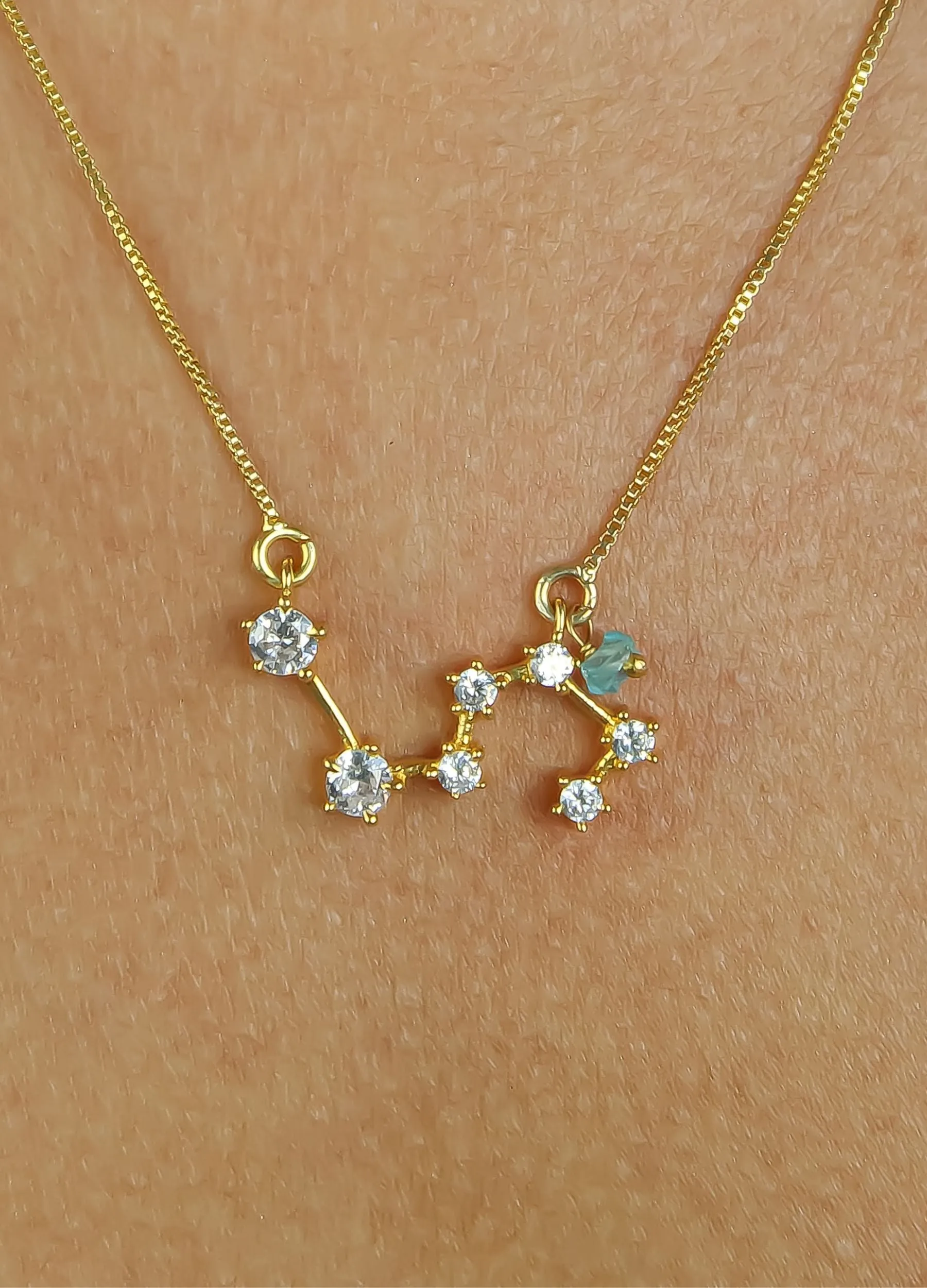 Star Leo Zodiac Necklace