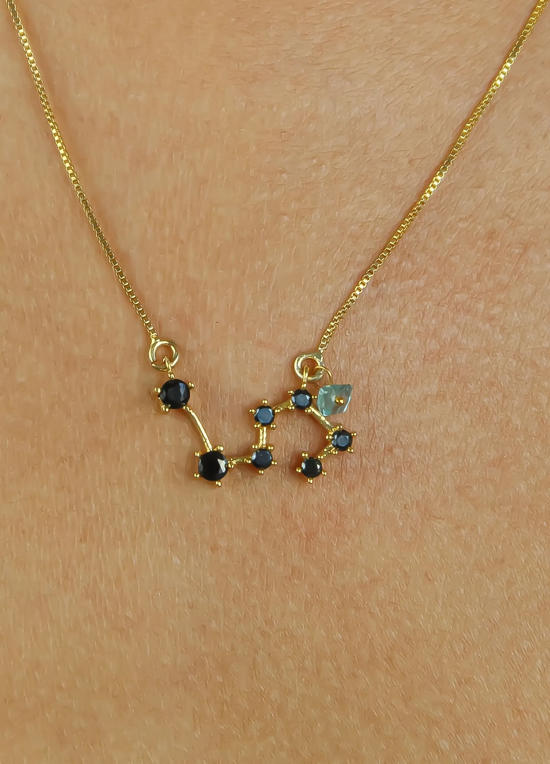 Star Leo Zodiac Necklace