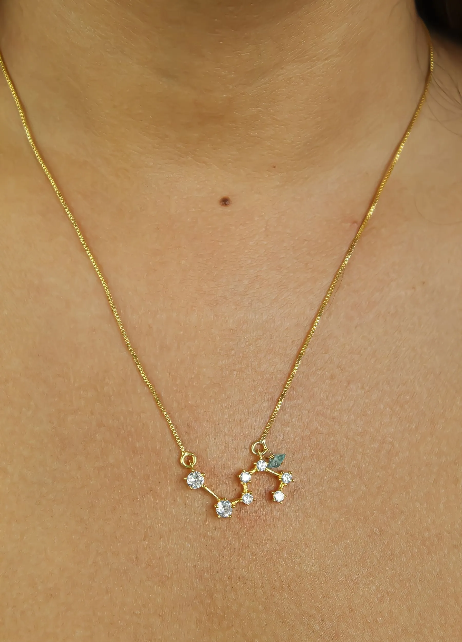 Star Leo Zodiac Necklace