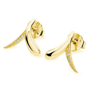 Sycamore Studs in Gold Vermeil