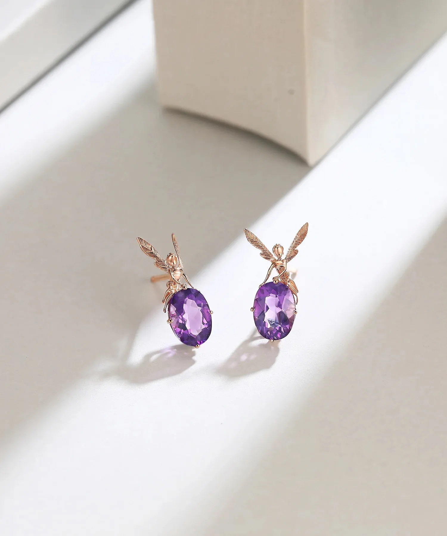 THIALH - DATURA • ASTRA - 18K White Gold Topaz Earrings