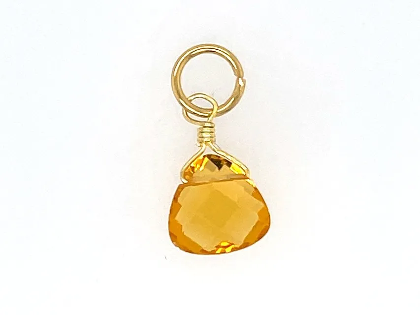 Tiny Birthstone Charm