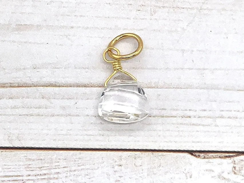 Tiny Birthstone Charm