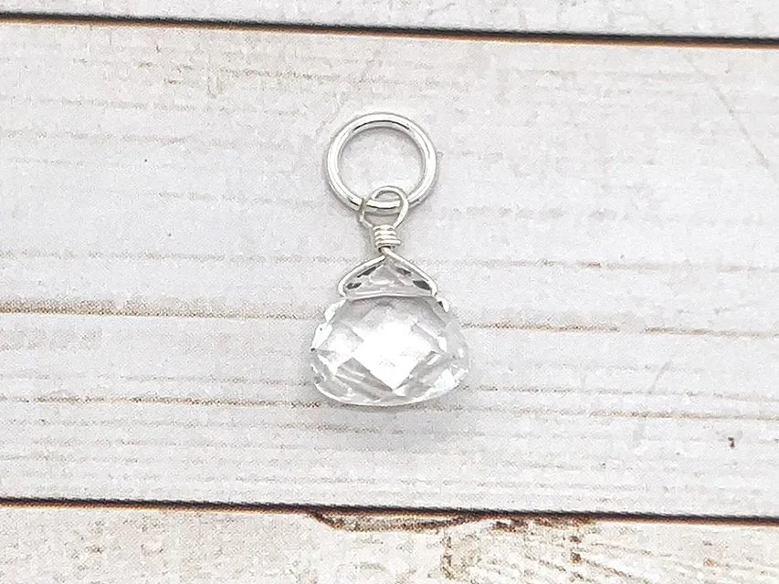 Tiny Birthstone Charm