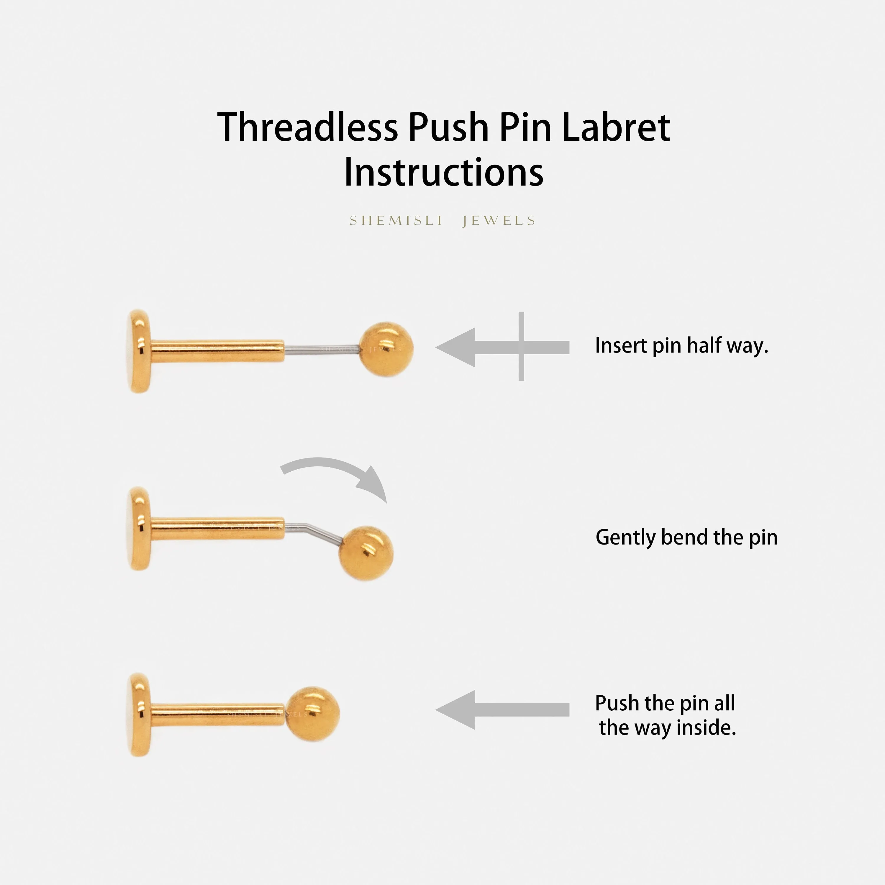 Tiny Dangle 2 Opal Stones Threadless Flat Back Tragus Stud, 20,18,16ga, 5-10mm Unisex, Surgical Steel SHEMISLI SS893