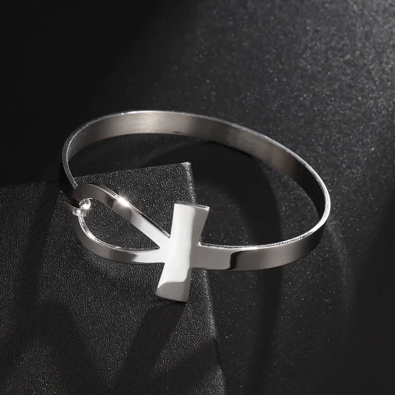 Witch Knot Bracelet Stainless Steel Adjustable Open Cuff Bracelet Celtic Witchcraft Amulet Jewelry Men Women Birthday Gift
