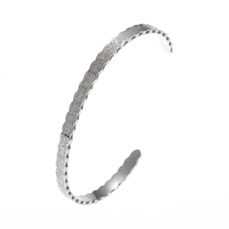 Witch Knot Bracelet Stainless Steel Adjustable Open Cuff Bracelet Celtic Witchcraft Amulet Jewelry Men Women Birthday Gift