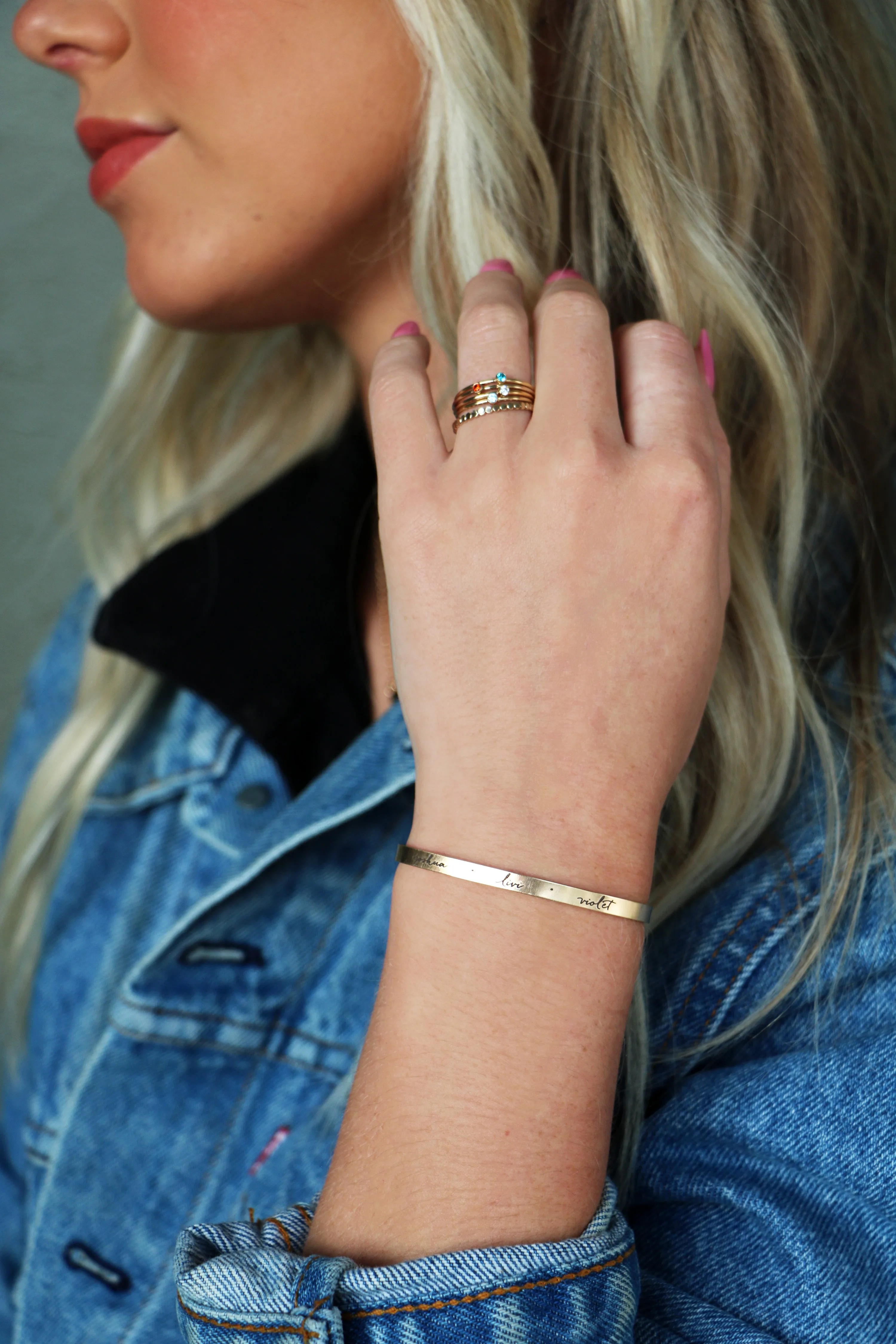 wrapped cuff (14K gold filled}